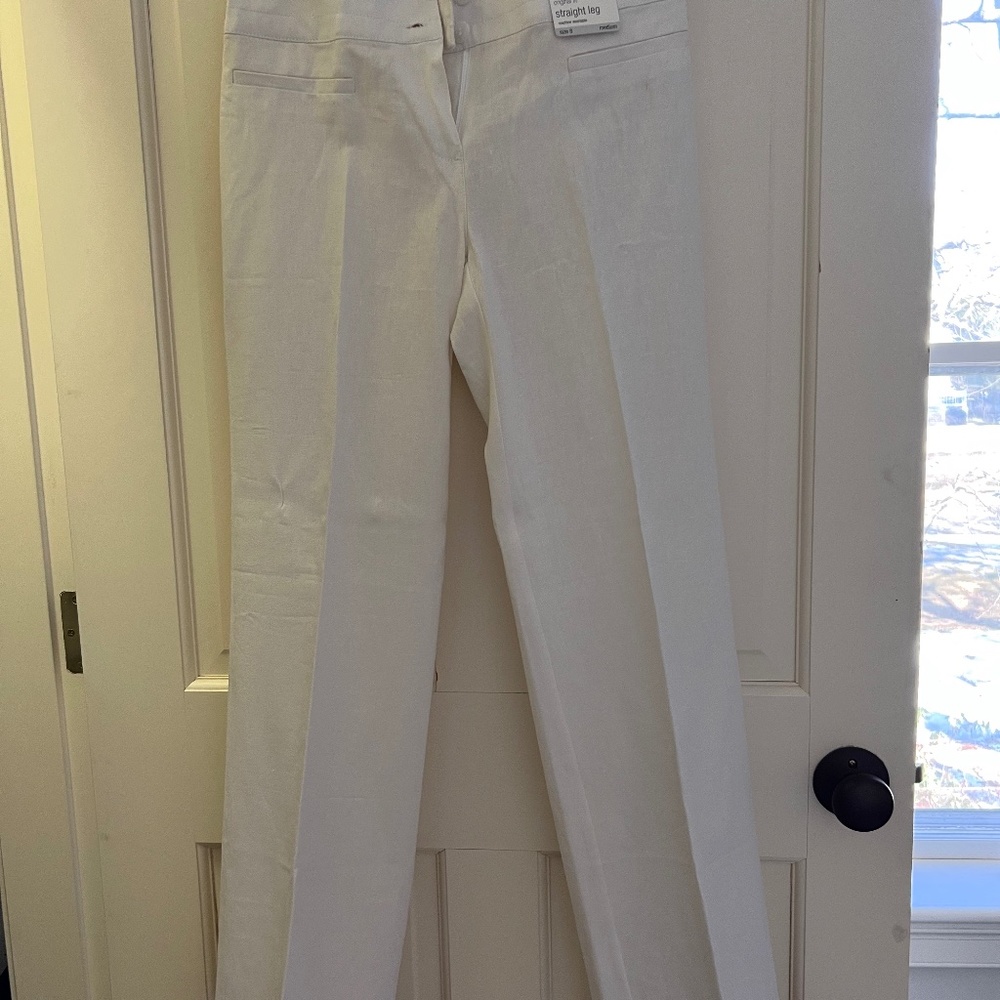 Marks & Spencer linen straight leg pant brand new
